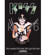 KISS Peter Criss &quot;AHEAD DRUMSTICKS&quot; 20 x 30 Reproduction Promo Poster Black - €38,76 EUR