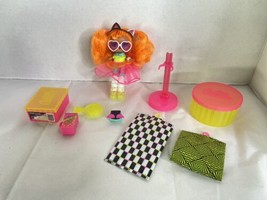 LOL Surprise OMG JK Neon Q T Mini Fashion Doll With Accessories MGA - £11.61 GBP