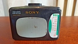 Vintage  audio player Sony WM-F X 28 . - $29.56