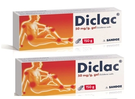 2 PACK Diclac 5% gel pain, inflammation in muscles, joints x150 grams Sa... - $49.99
