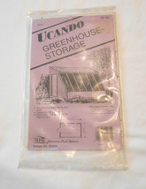 Ucando Greenhouse Storage plans  Design No. B2031 unopened - £7.96 GBP