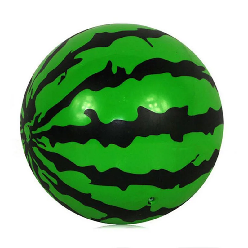 20CM Creative Inflatable Ball Simulation Watermelon Rubber Ball Beach Pool Play - £7.49 GBP+