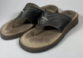 Dr Martens Brown Leather Thong Flip Flop Air Cushion Sole 5A54 CK Men’s Size 7 - $19.79