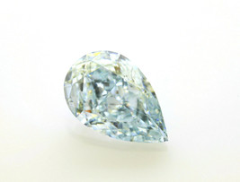 Green Diamond - 0.71ct Natural Loose Fancy Bluish green diamond GIA Pear Shape - £21,553.22 GBP