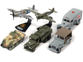 WWII Warriors: Pacific Theater Military 2022 Set A of 6 Pcs Release 2 Limited Ed - £63.85 GBP