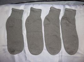 2 PAIR MENS BLACK ANKLE SOCKS APPROVED APFU PT SOCKS NO SEAM 13-15 - $12.95