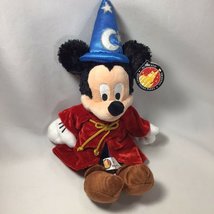 NEW Disney Mickey Mouse Plush Sorcerer Fantasia Stuffed 13" - £38.45 GBP