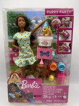 Barbie Puppy Party Doll and Playset Brunette Brand New Kid Toy Gift - £22.02 GBP