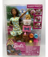 Barbie Puppy Party Doll and Playset Brunette Brand New Kid Toy Gift - £22.00 GBP