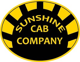 Sunshine Cab Company Laser Cut Metal Sign Only - $69.25