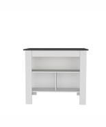 Kitchen Island Ada, Kitchen, Matt Gray / White - €821,58 EUR