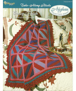 Needlecraft Shop Crochet Pattern 952170 Crazy Patch Afghan Collectors Se... - £2.35 GBP