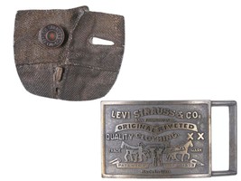2 1970&#39;s Levis Jeans Belt buckles - £85.63 GBP