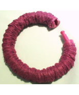 Beautiful 12 Burgundy Fabric Covered Shower Curtain Rings - $208.13 MXN