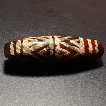 Rare Pattern HIMALAYAN Nepalese Tibetan South East Asian Etched Agate bead - £93.04 GBP
