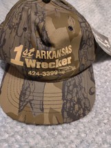 Trebark Camouflage Ball Cap Trucker Hat 1st Arkansas Wrecker Service Sna... - £9.36 GBP