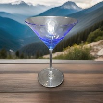 WATERFORD Marquis POLKA DOT Blue MARTINI GLASS 7 1/2&quot; Crystal - $708.69 MXN