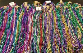 36 Authentic New Orleans Carnival Parade Throws Mardi Gras Beads (3 Dozen) Real! - £14.35 GBP