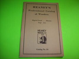 Magic Tricks Catalog Vintage Professional Illusions Stage Acts 1920s Hea... - $21.05