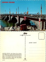 Arizona Lake Havasu City London Bridge Double Decker Thames River VTG Postcard - £7.44 GBP