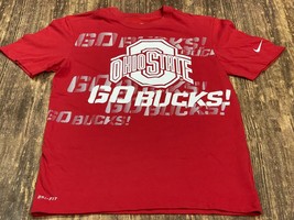 Ohio State Buckeyes Men’s Red T-Shirt - Nike - Small - £4.78 GBP