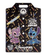 Disney Stitch Attacks Snacks Pin Set Churro October 2024 10/12 NEW - $554.51 MXN