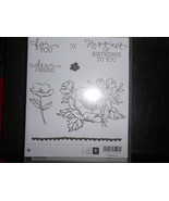 Stampin Up Wooden Stamp Set (new) BIRTHDAY BLOOMS (8 stamps) - $28.17