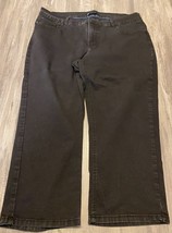 Lee~Easy Fit Jeans~Capri Pants~Black~Size 18 - £7.74 GBP