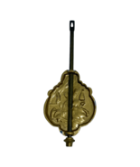 Antique Reproduction Clock Pendulum  6-1/2″  Floral &amp; Scroll Design Clos... - $359.86 MXN