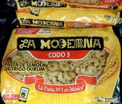 2X La Moderna Codo 3 Mexicano / Mexican Pasta - 2 De 220g c/u - Envio Gratis - $13.54