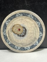 Jayne Shelley-Pierce Hand Painted Wood Plate Dedham Pottery Cape Cod Primitives - £46.51 GBP