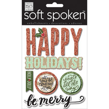 Me  My Big Ideas Soft Spoken Themed EmbellishmentsJingle All The Way - $20.32