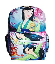 Disney - Princess Mulan Deluxe Oversize Print Large 16&quot; Backpack w/Lapto... - $39.99