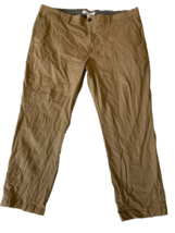 Amazon Essentials Brown Classic Twill Flat Front Pants Size 42W x 30L - £11.45 GBP