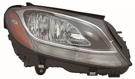 Merecedes Benz 2015-2018 C Class Right Halogen Headlight Head Light Lamp - £206.66 GBP