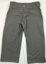 Lululemon Pants Womens 6 Grey HeatherLow Rise Banded Waist Capri Yoga Activewear - $23.38