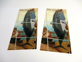 Bookmarks Catalina Island Set Of 2 Large Mural Tile Photographs 8.25 X 4 #1 - £11.00 GBP