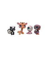 LPS Lot Of Four Skunk Giraffe Seal &amp; Bird Littlest Pet Shops Excellent C... - $23.38 CAD