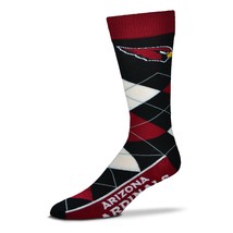 NFL Arizona Cardinals Argyle Unisex Crew Cut Socks - One Size Fits Most - $9.95