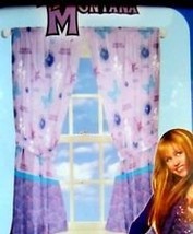 Disney Hannah Montana Daisy Patch Window Curtain Drapery Panels - £15.94 GBP