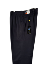 Mojo Boys Navy Blue Dress Pants Pleated Front Regular Hem Size 32&quot; Waist... - £19.74 GBP