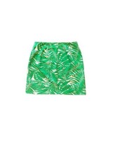 Women’s Talbots Palm Tree Leaf Green/White Tropical Print Skirt Sz 12 Ex... - £17.66 GBP