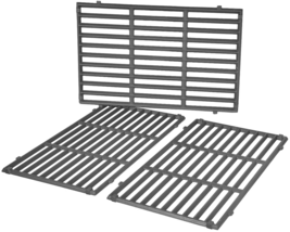 Grill Cast Iron Cooking Grates 3-Pack for Weber Genesis II LX 400 Series 18.74� - £82.84 GBP