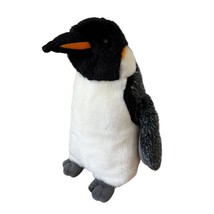 Ganz Penguin Plush Stuffed Toys Animal White And Gray Embroidered Logo - £13.25 GBP