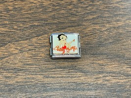 Betty Boop Licensed Casa D&#39;oro 18mm Mega Link Italian Charm Charms Brace... - £11.16 GBP