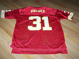 Youth Size Large 14-16 Kansas City Chiefs # 31 Priest Holmes Football Jersey Red - $24.00