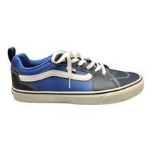 Vans Filmora Sneaker Shoes Men Sz 12 Blue White Leather Round Toe Lace U... - $58.55