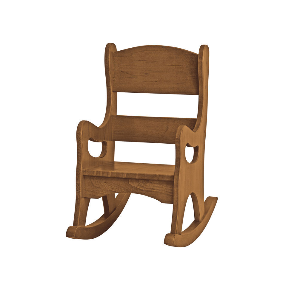 CHILDREN'S ROCKING CHAIR - Amish Handmade Wood Child Toddler Youth Rocker USA - $251.99