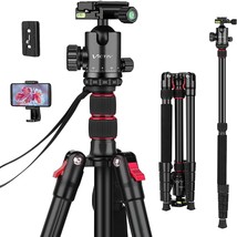 Victiv 81&quot; Professional Camera Tripod Monopod For Canon Nikon Sony, Aluminium - £72.53 GBP