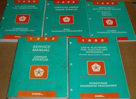 1995 Chrysler Cirrus &amp; Dodge Stratus Service Shop Repair Workshop Manual Set OEM - £12.69 GBP